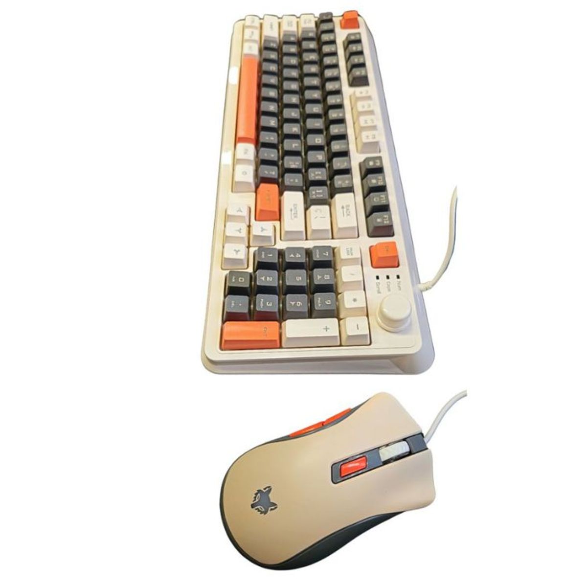 CRUSEC - Teclado K82 + Mouse Para PC Gamer Con Luces LED RGB