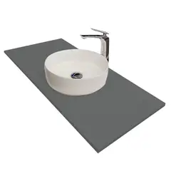 ZART - Lavamanos Sobre Cubierta S 80x47 Gris Expo