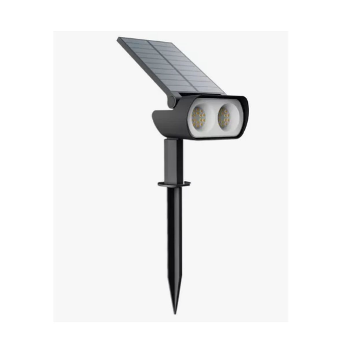 MACROTEL - FOCO LED EXTERIOR CON PANEL SOLAR LUZ NEUTRA