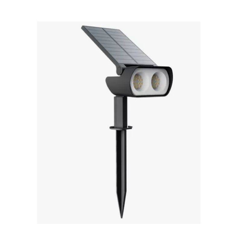 MACROTEL - FOCO LED EXTERIOR CON PANEL SOLAR LUZ NEUTRA