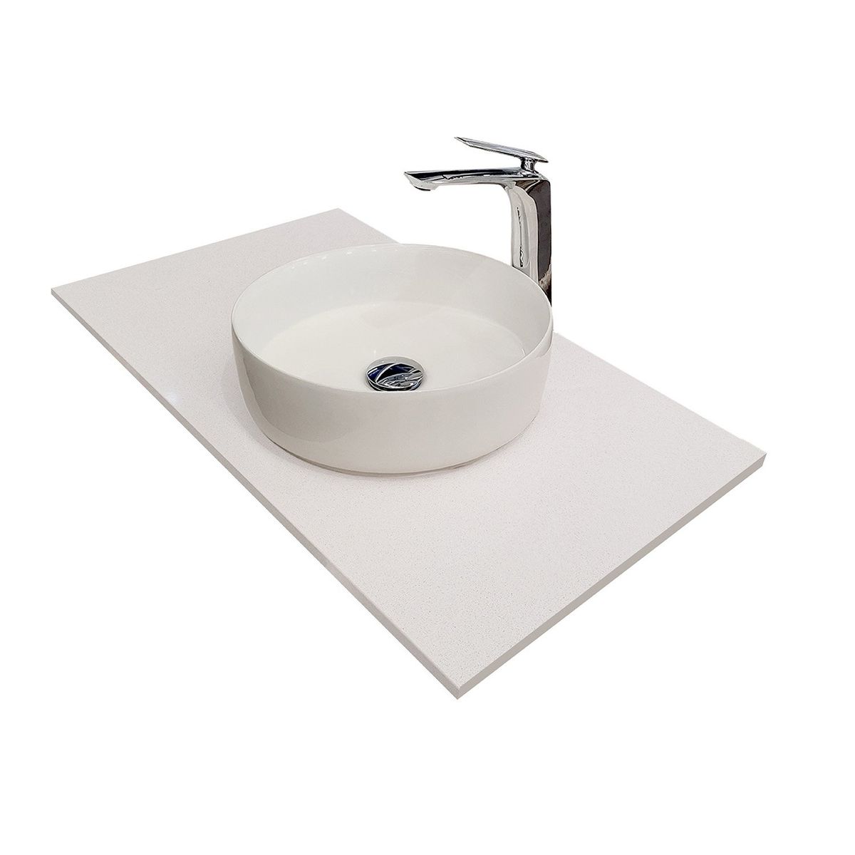 ZART - Lavamanos Sobre Cubierta Zart S 80x47 Blanco Norte