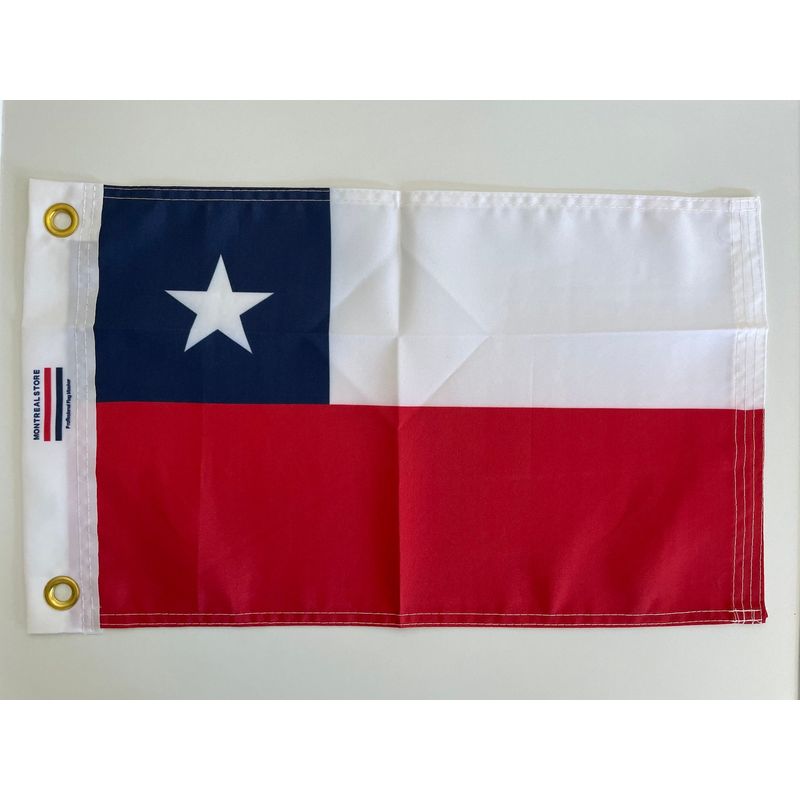 MONTREAL - Bandera Chile Reforzada Yate Velero Lancha Marino Nautica