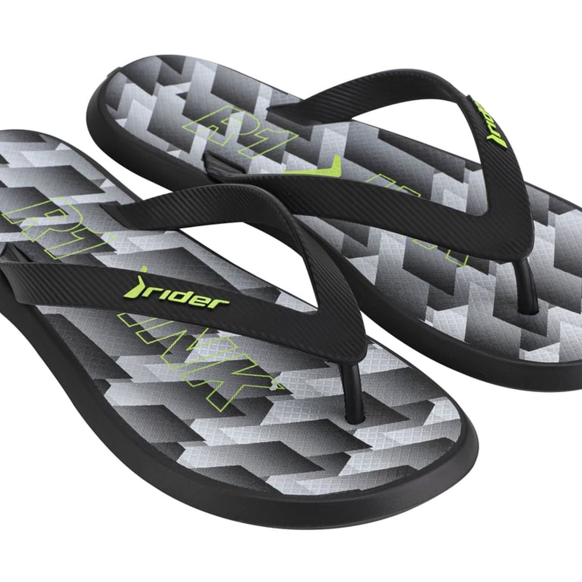 RIDER - Sandalia Hombre Negro R1 INK Rider