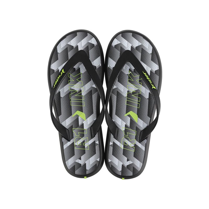 RIDER - Sandalia Hombre Negro R1 INK Rider