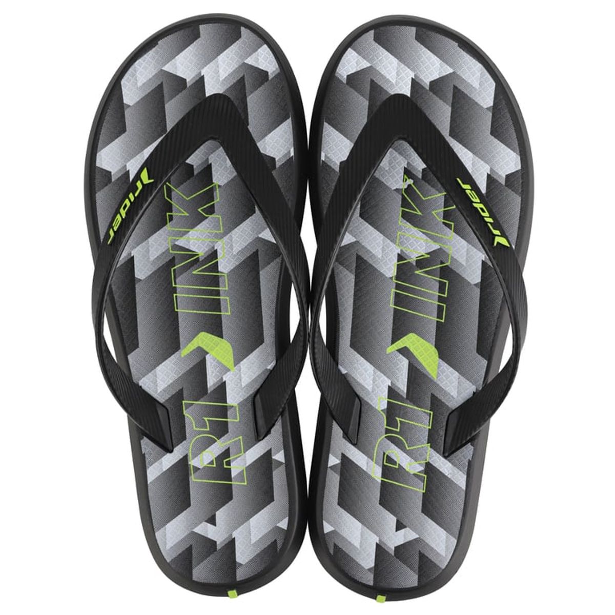 RIDER - Sandalia Hombre Negro R1 INK Rider