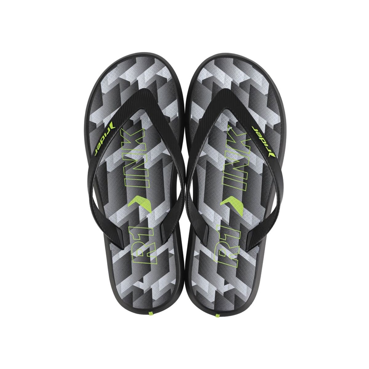 RIDER - Sandalia Hombre Negro R1 INK Rider