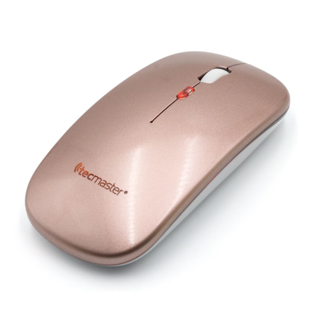 TECMASTER - Mouse Dual Recargable Inalámbrico Bluetooth Tecmaster Rosado