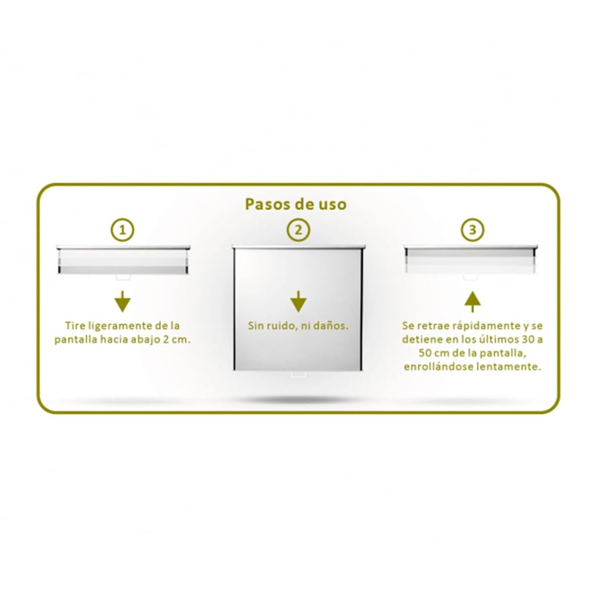 GENERICO - TELON MURAL 305X224CM BORDE NEGRO MECANISMO RETRACTIL