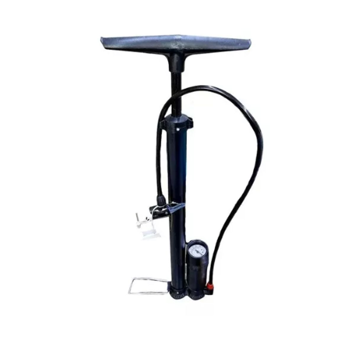 GENERICO - Bombin De Pie  Manómetro  Kit De Puntas Bici Pelota Auto