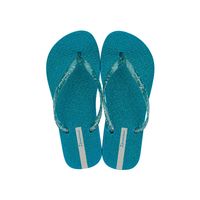 Sandalia Mujer Azul Glitter