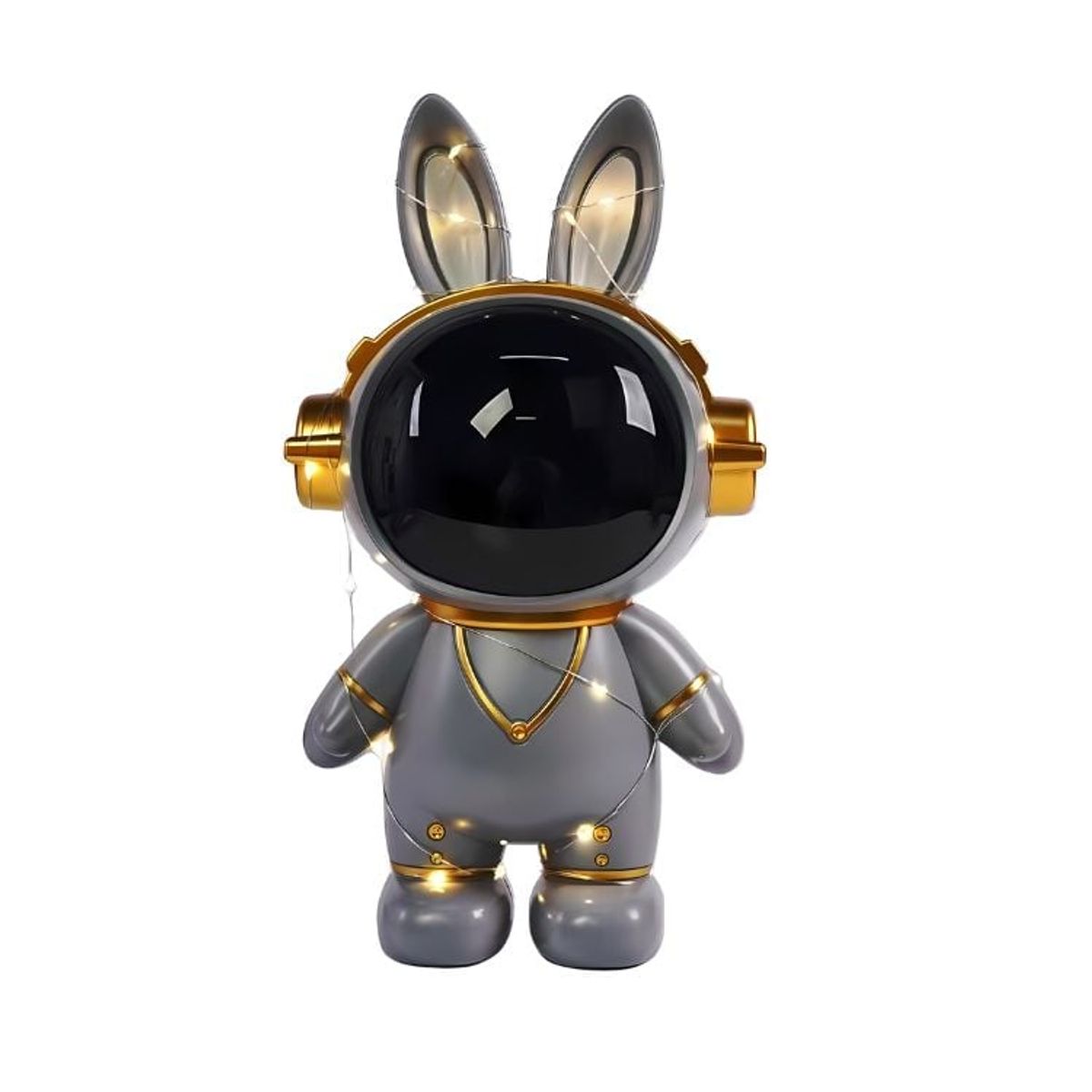 CRUSEC - Alcancia Astronauta Conejo Espacial Caja De Ahorros