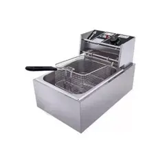 GENERICO - Freidora industrial Hoffmans HM-88-1 6L acero inoxidable 220V-240V