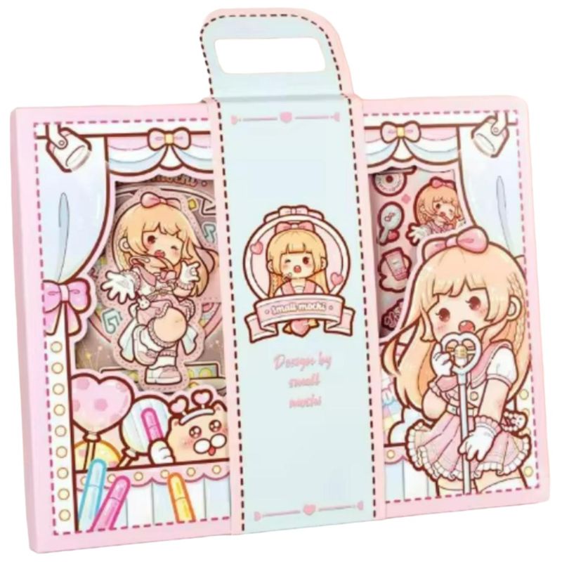 GENERICO - Set De Notas Con Accesorios Completos De Mochi PU Infantil
