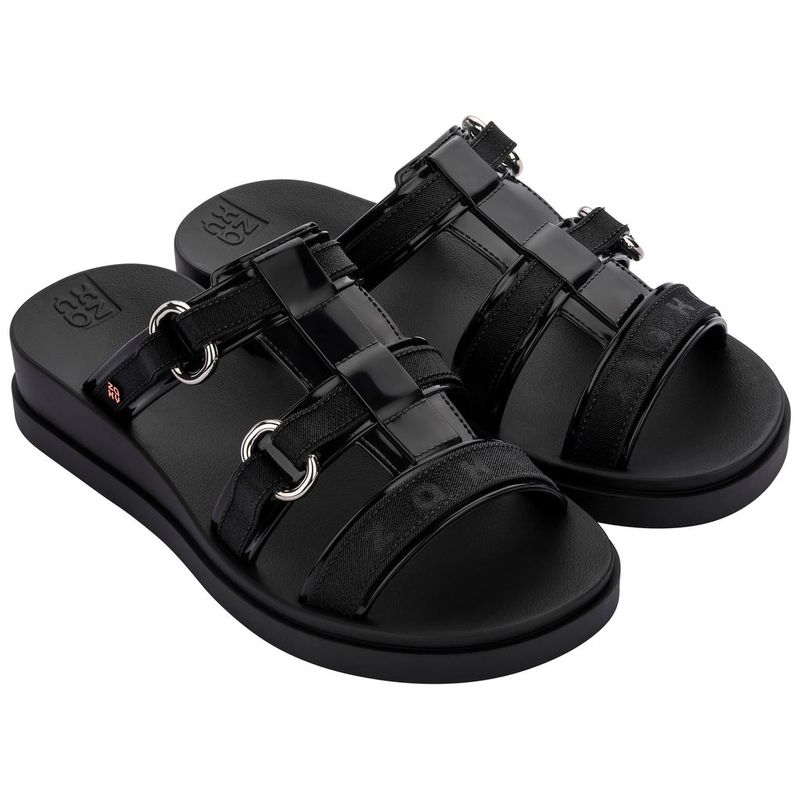 ZAXY - Sandalia Mujer Negro Objetiva 351 Zaxy