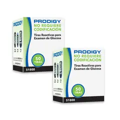 PRODIGY - Tiras Reactivas 100 unidades