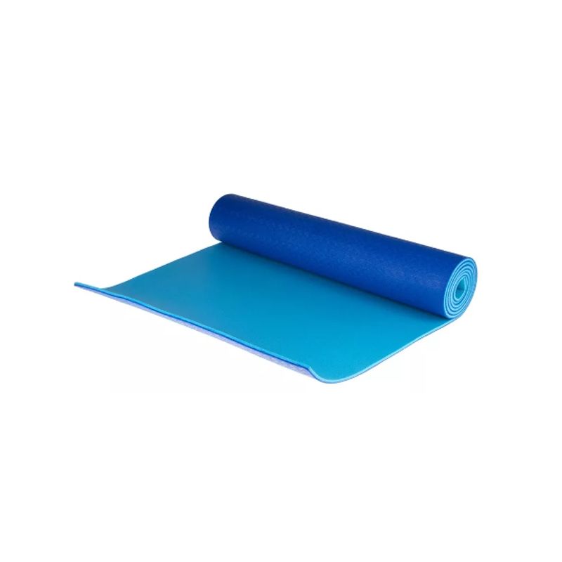 GENERICO - Colchoneta Mat Yoga Pilates Alfombra Ejercicio 4mm Azul