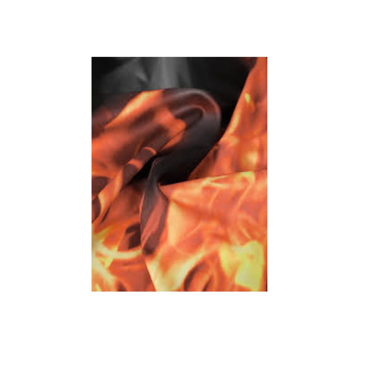 GENERICO - Capa Para Disfraz Diseño De Llamas O Fuego Adulto Halloween
