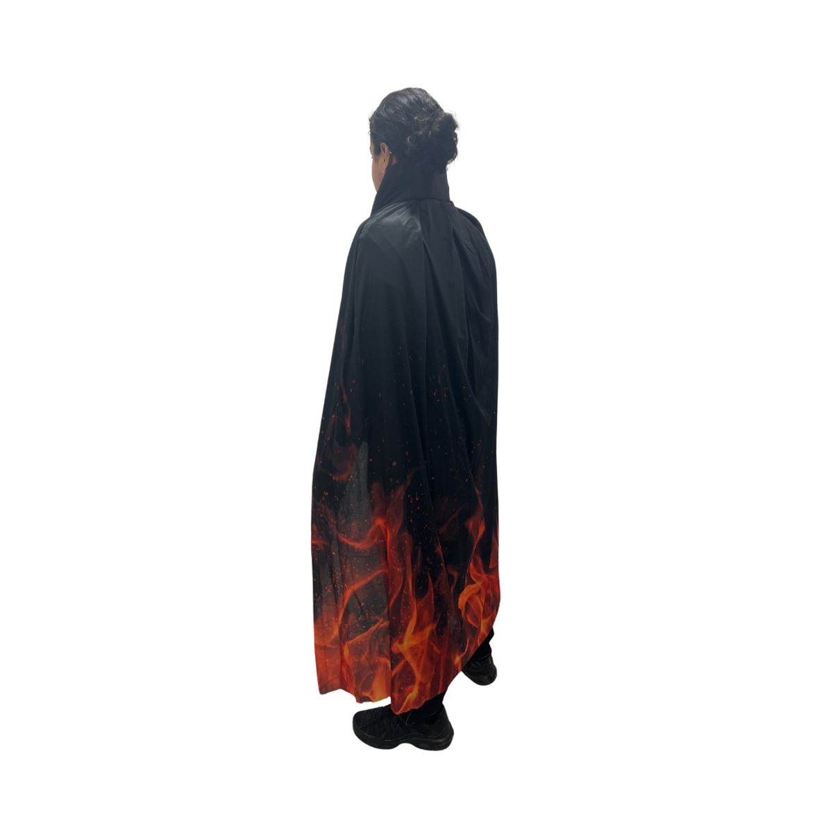 GENERICO - Capa Para Disfraz Diseño De Llamas O Fuego Adulto Halloween