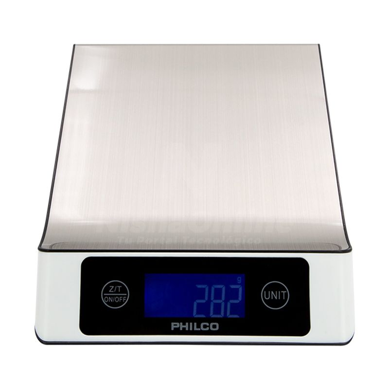 PHILCO - Balanza Digital Cocina Superficie Acero Philco 1g - 5kg KS811
