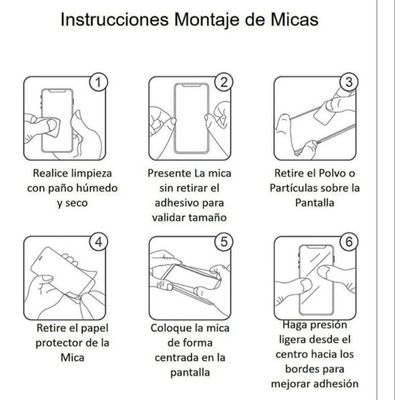 Imagen 2 del producto Lamina Mica Vidrio Templado Completa Para Xiaomi Redmi 13 4g