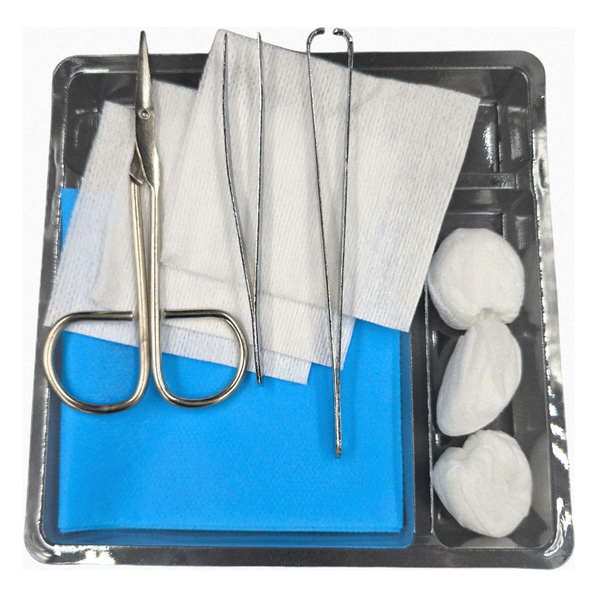 GENERICO - Kit De Curación Estéril Desechable con guantes de nitrilo x 100 unids.