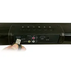 MLAB - Parlante Soundbar Flaming Smoke HDMI Optico Bluetooth SB-500