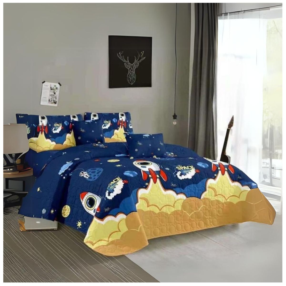 GENERICO - Cubrecama De Verano Infantil Delgado Quilt Plaza y Media