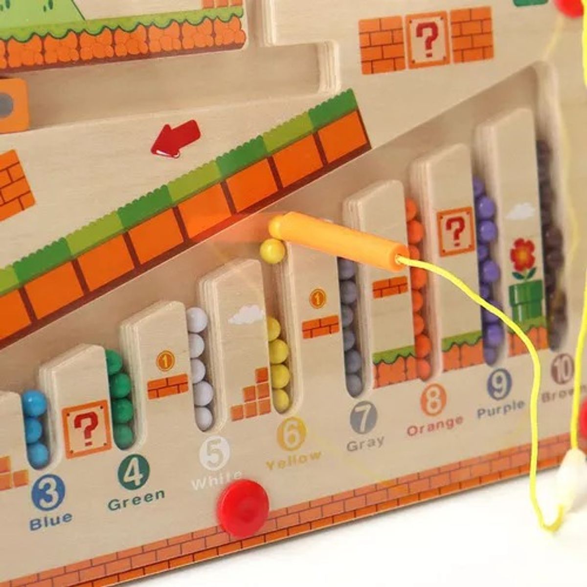 GENERICO - Tablero Magnético De Clasificación De Colores Montessori