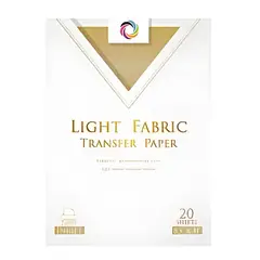 GENERICO - Papel Transfer Telas Claras Poleras Claras 20 Hojas A4 125g