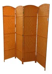 GENERICO - Biombo 4 Cuerpos Naranja - S0713N