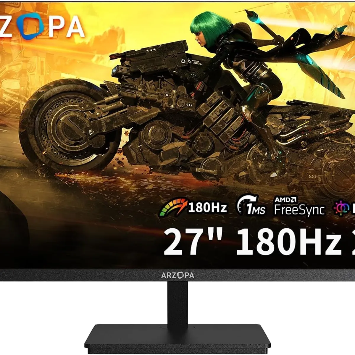 ARZOPA - Monitor Gamer 27'' Arzopa Pro Qhd 180 Hz 2k