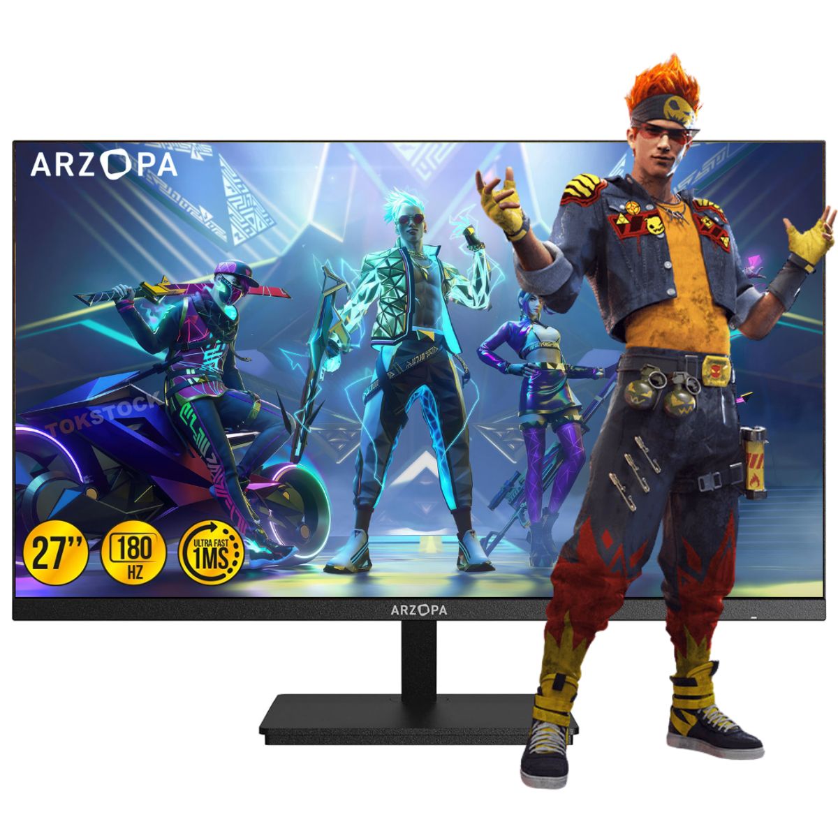 ARZOPA - Monitor Gamer 27'' Arzopa Pro Qhd 180 Hz 2k