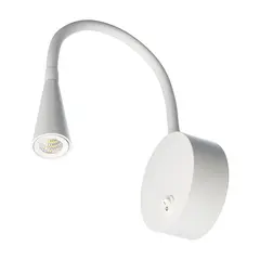 LED STUDIO - APLIQUÉ MURO VONDERK WALLER LECTURA DIRIGIBLE 3W LUZ CÁLIDA 220V BLANCO