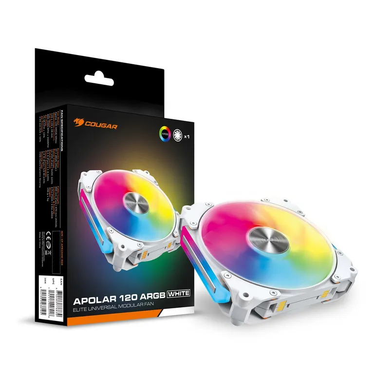 Ventilador Apolar 120 ARGB white