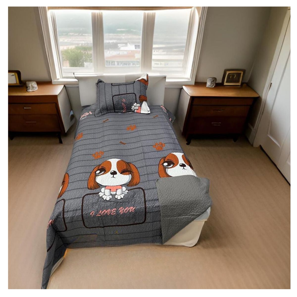 GENERICO - Cubrecama De Verano Infantil Delgado Quilt Plaza y Media