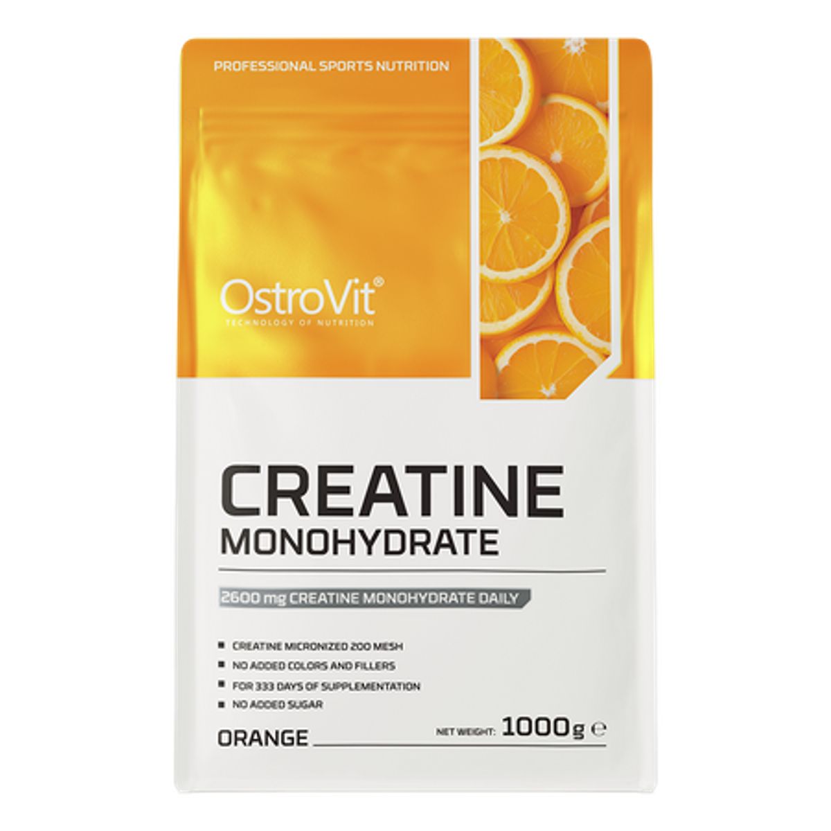 OSTROVIT - CREATINA MONOHIDRATADA 1KG ORANGE - OSTROVIT
