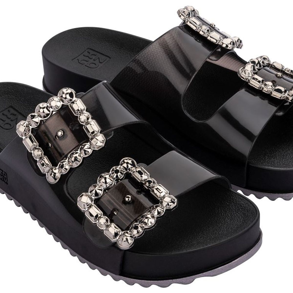 ZAXY - Sandalia Mujer Negro Partner Glam 361 Zaxy
