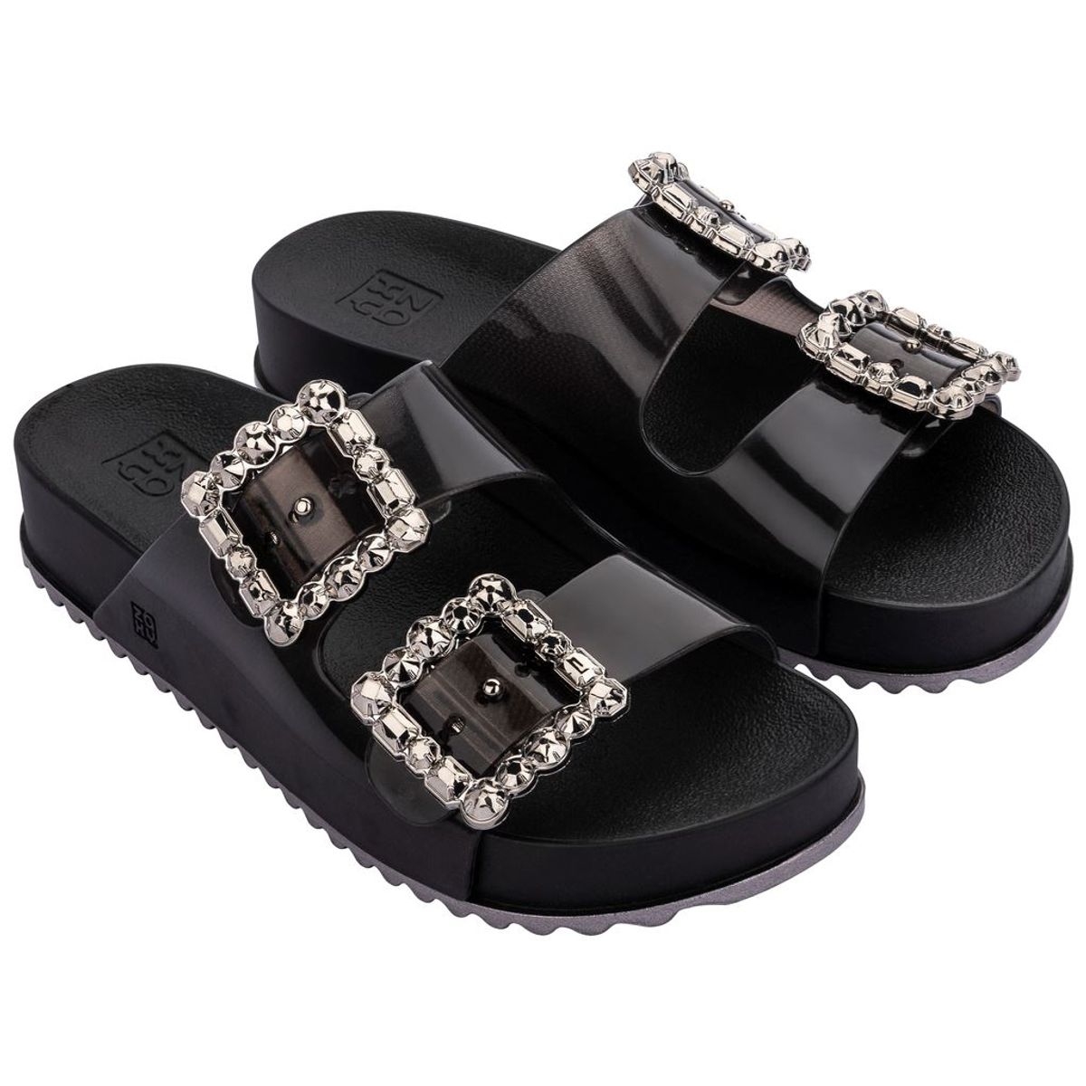 ZAXY - Sandalia Mujer Negro Partner Glam 361 Zaxy