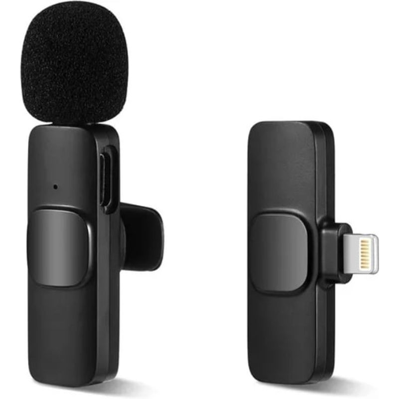 GENERICO - Micrófono Inalámbrico Para iPhone Color Negro