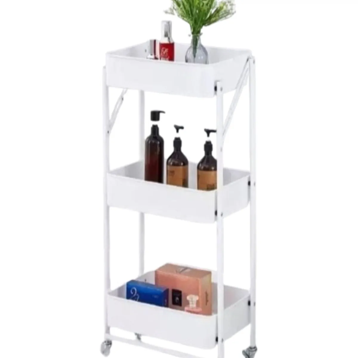 GENERICO - Organizador Almacenamiento 3 Niveles Con Ruedas B