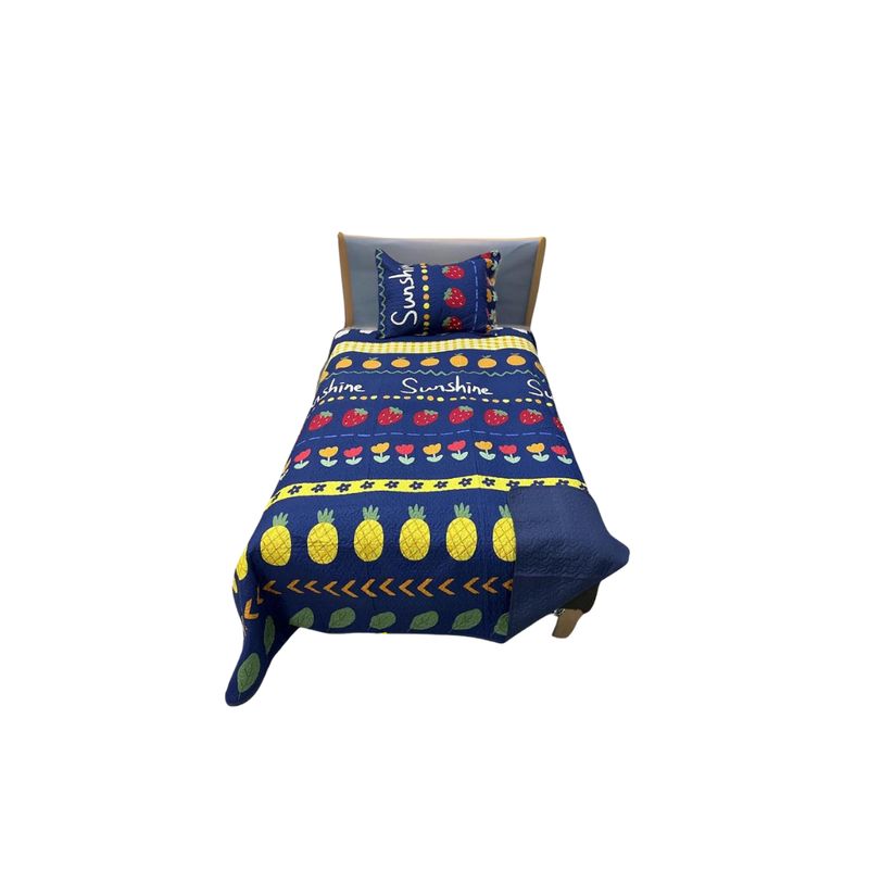 GENERICO - Cubrecama De Verano Infantil Delgado Quilt Plaza y Media