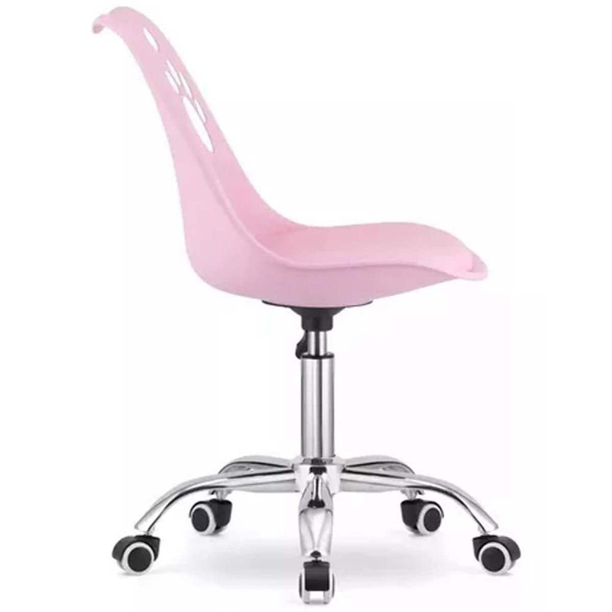 TODODESCUENTO - Silla Escritorio Eames Acolchada Tulip Infantil Rosada