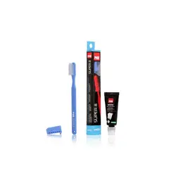 PHB - Pack Cepillo PHB® super 8 medio + mini pasta 15ml