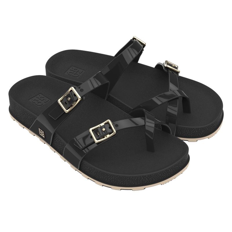 ZAXY - Sandalia Mujer Negro Smart Zaxy