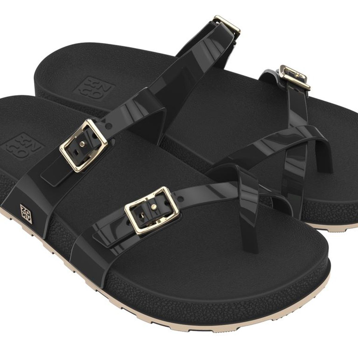 ZAXY - Sandalia Mujer Negro Smart Zaxy