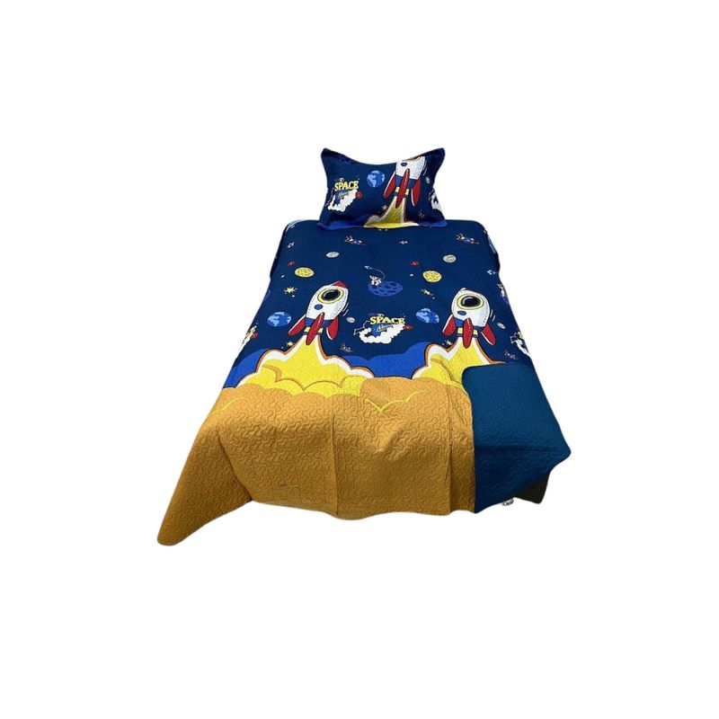 GENERICO - Cubrecama De Verano Infantil Delgado Quilt Plaza y Media