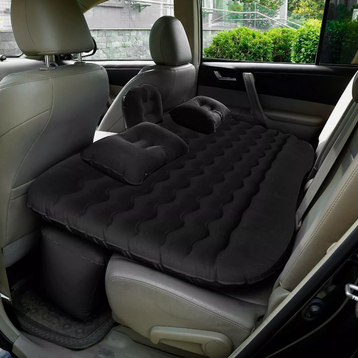 GENERICO - Colchón Inflable Eléctrico para Auto con sus accesorios