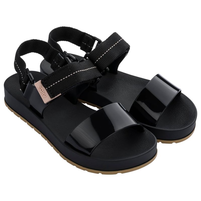 ZAXY - Sandalia Mujer Negro Way Zaxy