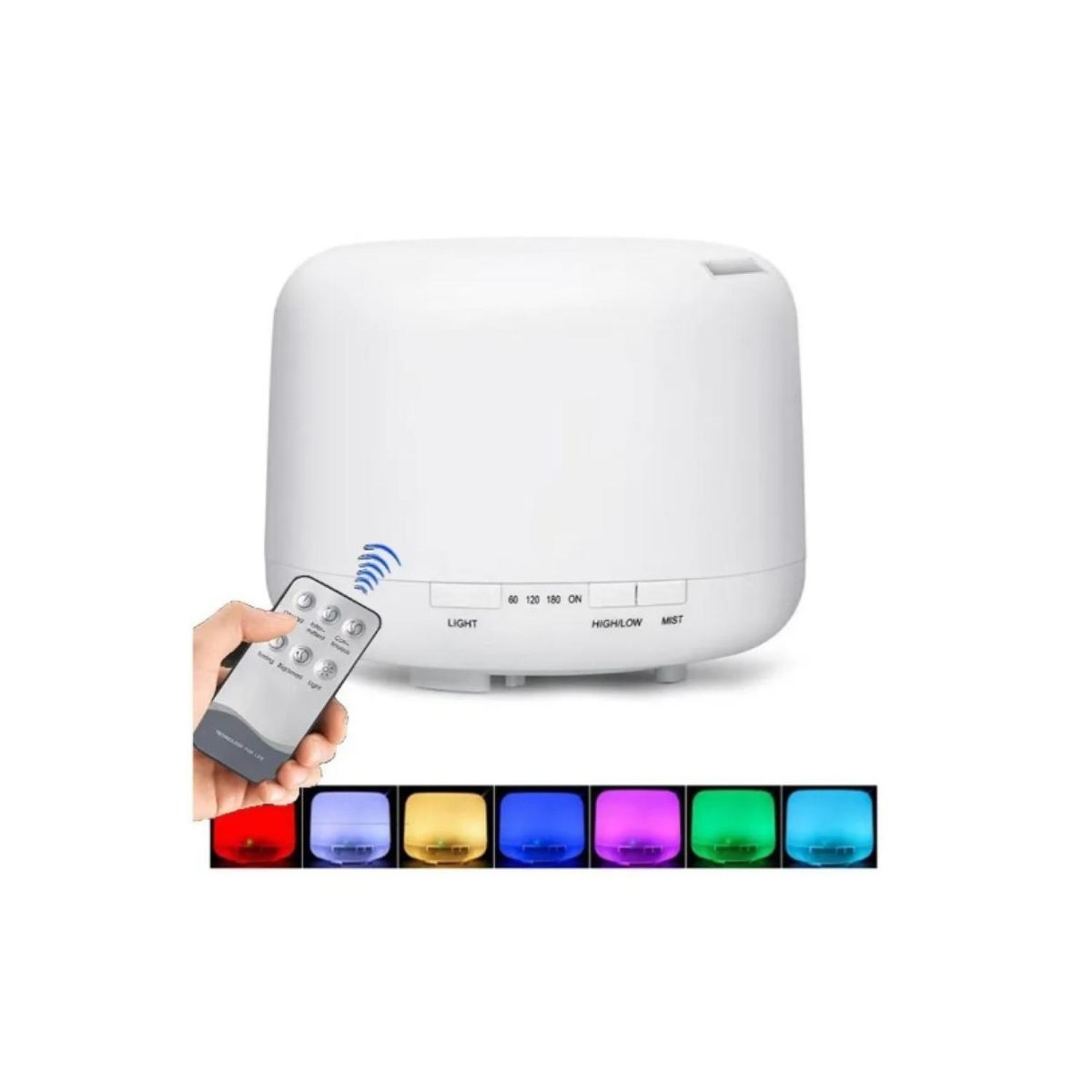 GENERICO - Humidificador 500ml Difusor Puurificador Aromaterapia