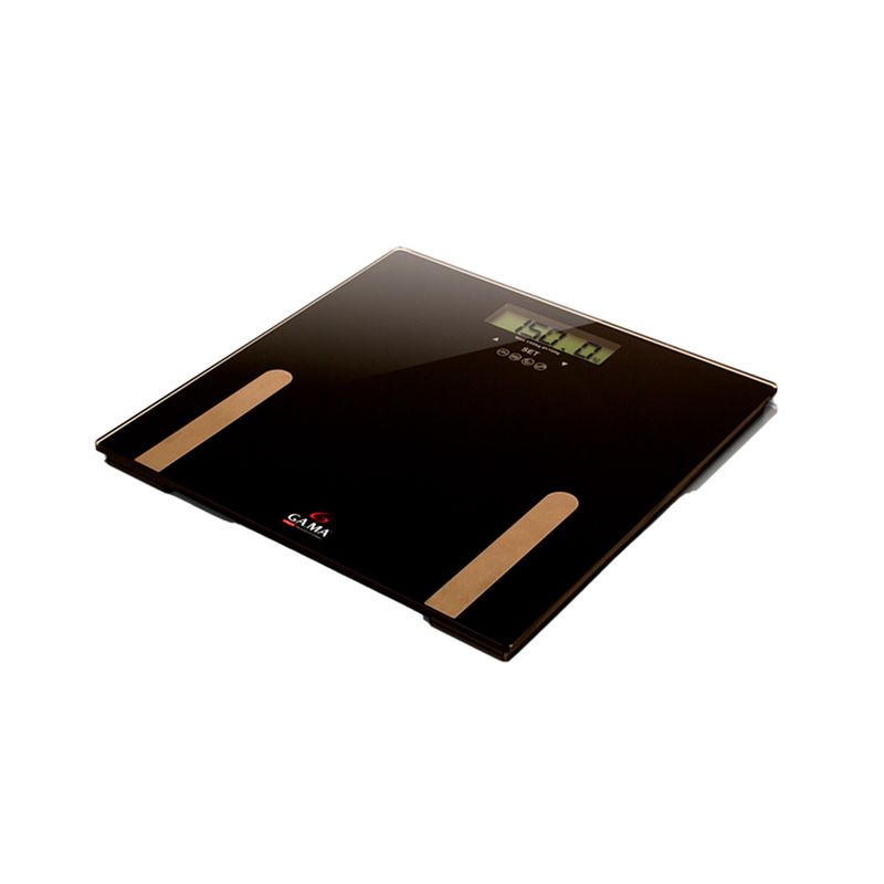 GAMA - Balanza Digital Personal Gama Sc V Negra Med Gra 2000 Bat